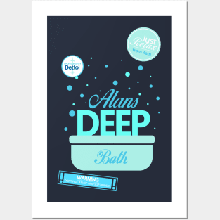 Alan's Deep Bath Posters and Art